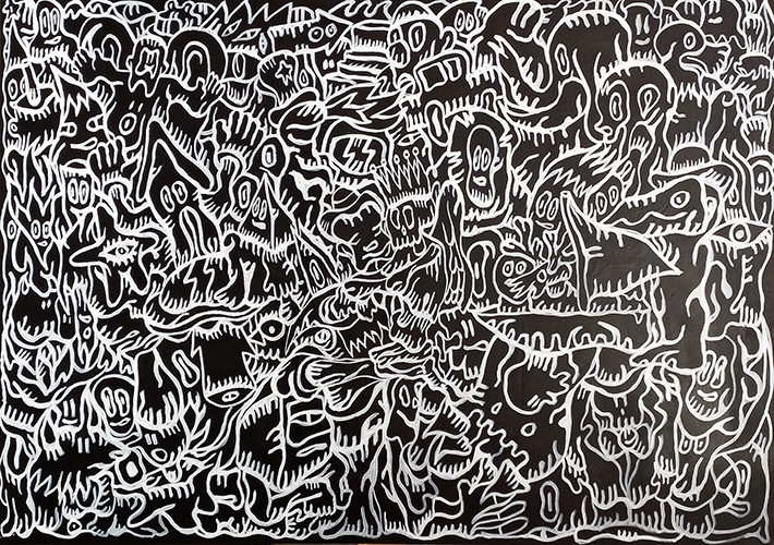 Night is not dark, white is not light, 2022