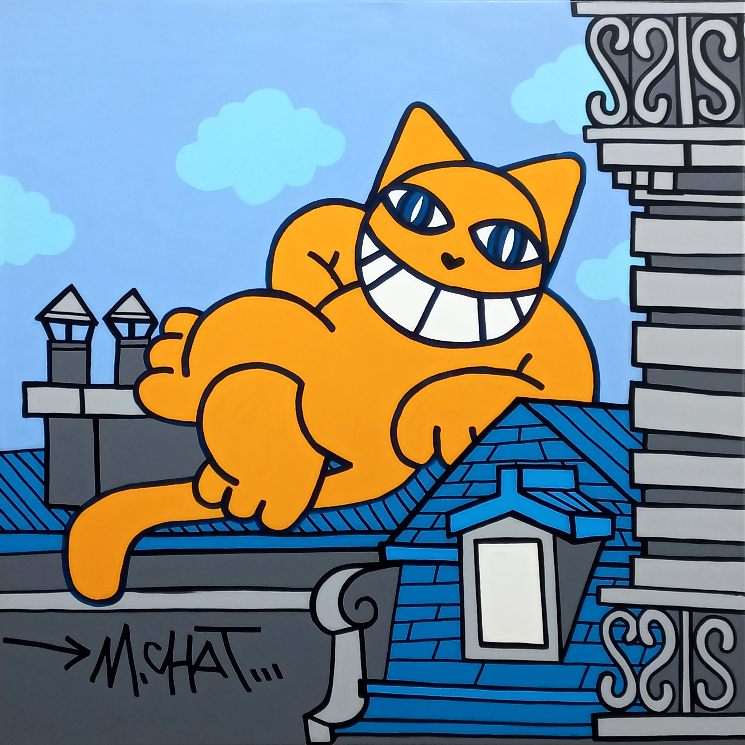 Sieste sur le chien-assis, 2023